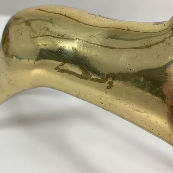 Vintage Brass Reindeer Elk Deer Candle Holders Set Of 2 Elegant Holiday Decor - Picture 7 of 12